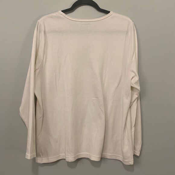 Croft&Barrow Snowflake Tee   - Picture 2 of 6